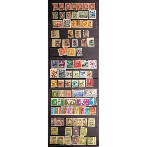 61 - COLLECTIONS & ACCUMULATIONS EUROPEAN AND OTHER FOREIGN RANGES ON STOCKCARDS largely mint with much n... 