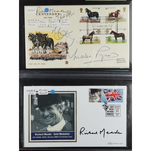 65 - COLLECTIONS & ACCUMULATIONS SPORT PERSONALITIES AUTOGRAPHED COVERS COLLECTION 1970's-2000 special or... 