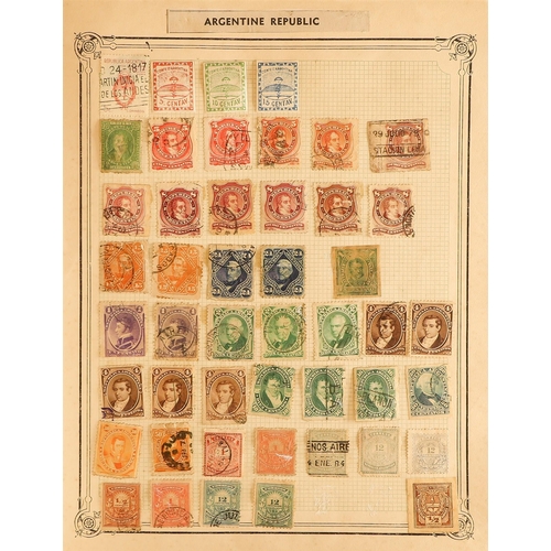 69 - COLLECTIONS & ACCUMULATIONS WORLD ON PAGES much pre war material incl. European with Greece, Lithuan... 