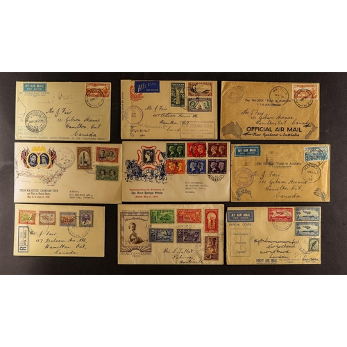 81 - COLLECTIONS & ACCUMULATIONS WORLD RANGES in four albums incl. better 1930's mint New Zealand, some 1... 