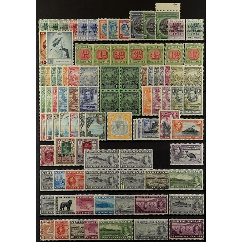 1 - COLLECTIONS & ACCUMULATIONS COMMONWEALTH - KGVI FINE MINT COLLECTION incl., Aden 1939 - 1951 ranges ... 