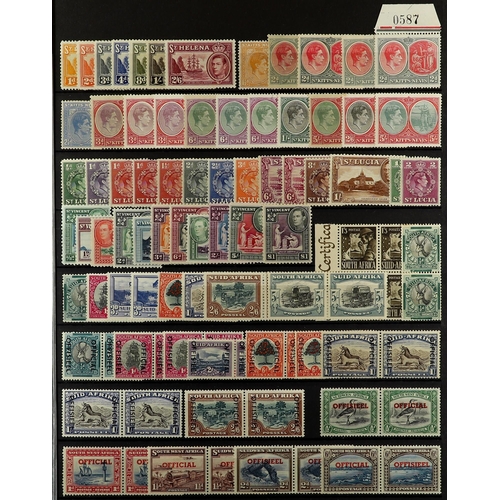 1 - COLLECTIONS & ACCUMULATIONS COMMONWEALTH - KGVI FINE MINT COLLECTION incl., Aden 1939 - 1951 ranges ... 