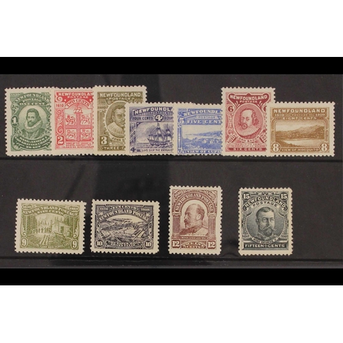 111 - CANADA - NEWFOUNDLAND 1910 Colonization perf 12 (Litho) complete set, SG 95/105, very fine mint. Cat... 