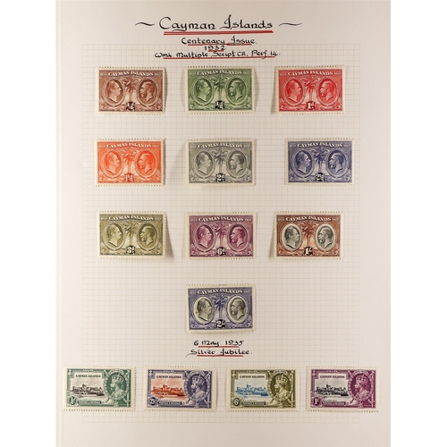 120 - CAYMAN IS. 1905-1935 MINT COLLECTION incl. 1905 set (ex 1d), 1917 1½d on 2½d 