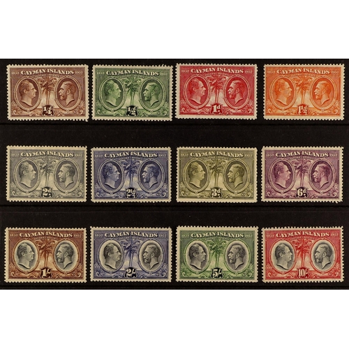 122 - CAYMAN IS. 1932 Centenary set, SG 84/95, fine mint. £500 (12 stamps)