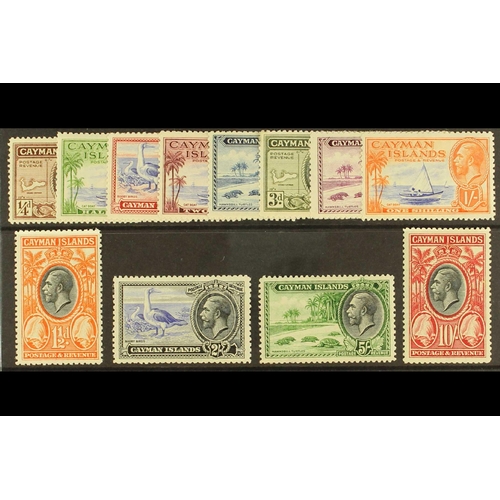 123 - CAYMAN IS. 1935 Pictorials set, SG 96/107, fine mint. Cat. £200. (12 stamps)