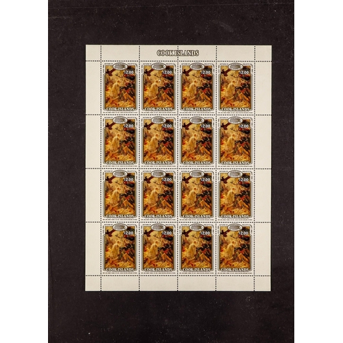 131 - COOK IS. 1986 Halley's Comet set, SG 1058/1062, in sheetlets, never hinged mint. Cat. £148. (5 sheet... 