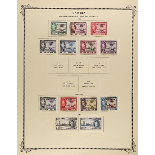 168 - GAMBIA 1880-1964 MINT COLLECTION incl. 1886-93 set plus 1d shade, 1902-05 set to 4d, 1904-06 range t... 