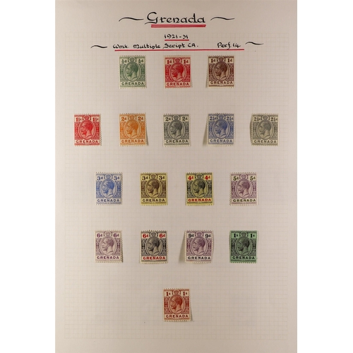 204 - GRENADA 1902-1935 MINT COLLECTION incl. 1902 1s, 1908 1s, 1908-11 set to 1s, 1913-22 & 1921-31 most ... 