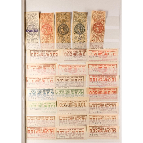 29 - ARGENTINA 1887-1939 REVENUE STAMPS COLLECTION incl. Internal Revenue, Consular Service, Stamp Duty, ... 