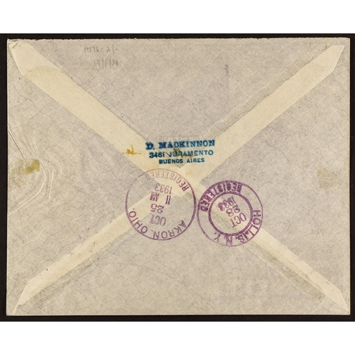 363 - PARAGUAY 1933 ZEPPELIN FLIGHT COVER (14 Oct) 