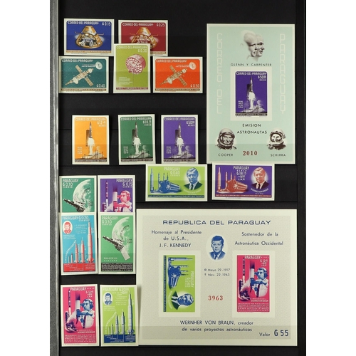 364 - PARAGUAY 1960-1965 NEVER HINGED MINT IMPERFORATES COLLECTION. sets & miniature sheets, incl. 1961 Te... 