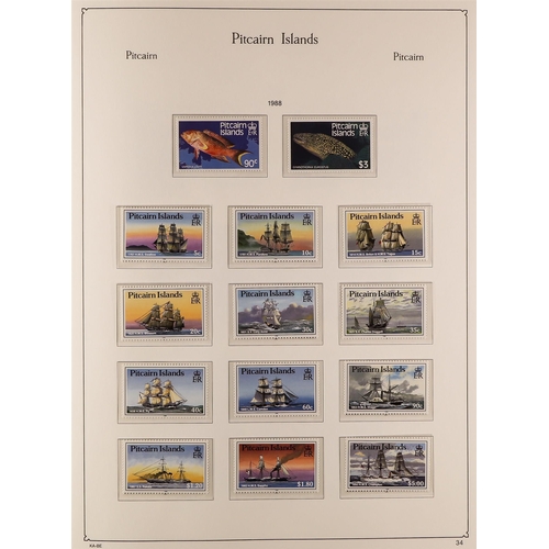 367 - PITCAIRN IS. 1967-94 COMPETE NEVER HINGED MINT COLLECTION in a  