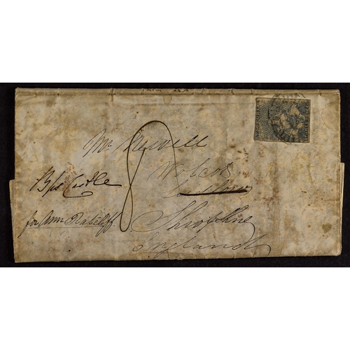 40 - AUSTRALIAN STATES VICTORIA - GOLD RUSH LETTER 1852 (April) entire letter with a lengthy personal mes... 