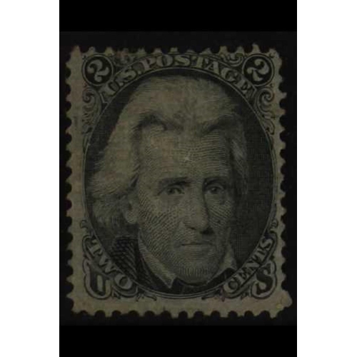 482 - UNITED STATES 1861-66 2c black with Z. GRILL, Scott 85B, fine unused & regummed. A very presentable ... 