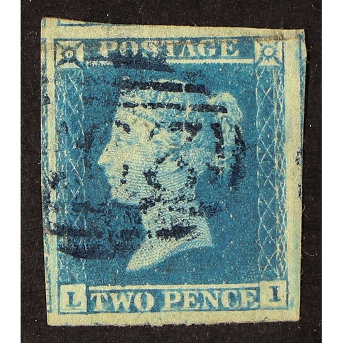 495 - GB.QUEEN VICTORIA 1841 2d blue 