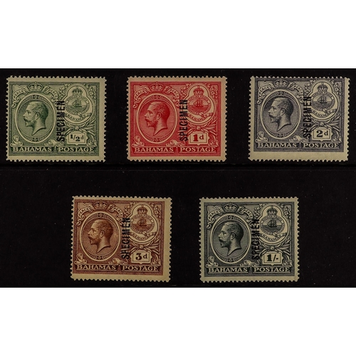 67 - BAHAMAS 1920 Peace set with 