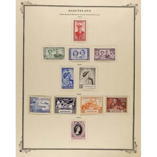 75 - BASUTOLAND 1933-65 FINE MINT COLLECTION incl. 1933 set to 1s, 1938 set to 1s, 1948 Wedding set, 1954... 