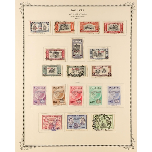 88 - BOLIVIA 1924-70 AIR POST COLLECTION mint or used incl. 1928, 1932, 1935, 1937 and 1939 sets etc.. (2... 