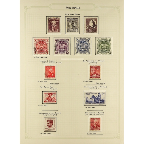 119 - AUSTRALIA 1937-70 USED COLLECTION incl. 1937-49 complete sets for both perfs with most of the additi... 