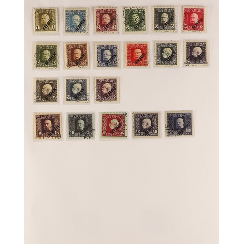 122 - AUSTRIA 1945-90's mint or never hinged and used collections in two Lighthouse hingeless albums, furt... 