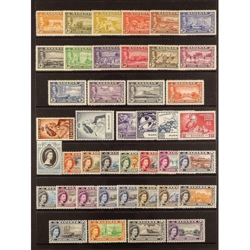 125 - BAHAMAS 1884-1963 FINE MINT RANGES incl. 1884 SG 49, 1901 1d black & red, 1902 2½d, 1906 1d specimen... 