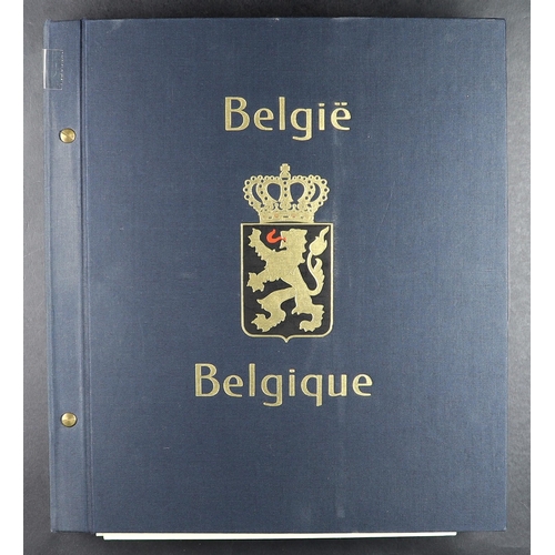 134 - BELGIUM 1849-1980 a used collection in a DAVO printed album, useful earlier, some back of the book e... 