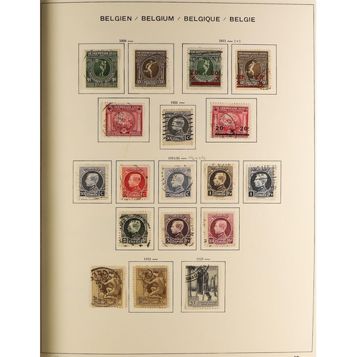 135 - BELGIUM 1849-1980's EXTENSIVE COLLECTION in two printed albums and two stockbooks, mint and used wit... 