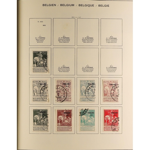 135 - BELGIUM 1849-1980's EXTENSIVE COLLECTION in two printed albums and two stockbooks, mint and used wit... 