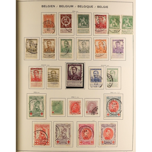 135 - BELGIUM 1849-1980's EXTENSIVE COLLECTION in two printed albums and two stockbooks, mint and used wit... 