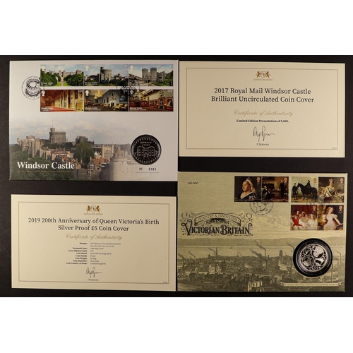 24 - COIN COVER COLLECTION. Comprising of 2020 180th Anniversary of the Penny Black, Gibraltar 22 Carat G... 