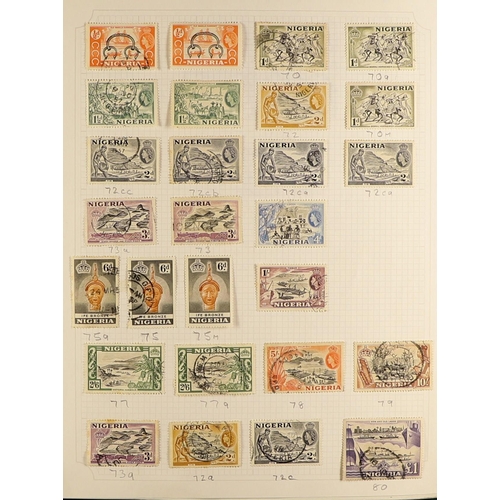 29 - COLLECTIONS & ACCUMULATIONS BRITISH COMMONWEALTH collection in in fourteen albums, mint and used QV ... 