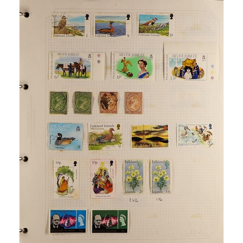 29 - COLLECTIONS & ACCUMULATIONS BRITISH COMMONWEALTH collection in in fourteen albums, mint and used QV ... 