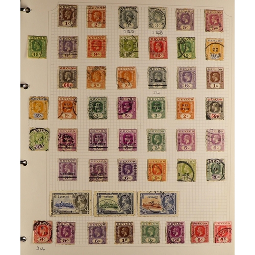 29 - COLLECTIONS & ACCUMULATIONS BRITISH COMMONWEALTH collection in in fourteen albums, mint and used QV ... 