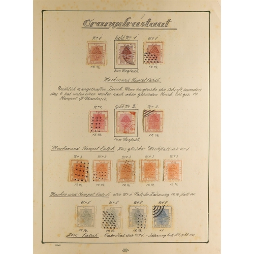 31 - COLLECTIONS & ACCUMULATIONS COMMONWEALTH FAKES AND FORGERIES - OLD TIME REFERENCE COLLECTION written... 