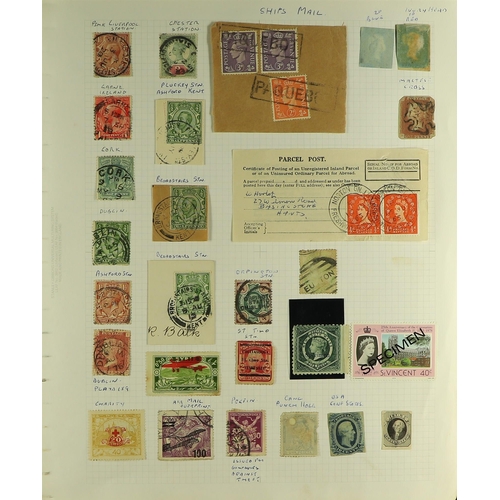 34 - COLLECTIONS & ACCUMULATIONS FASCINATING PHILATELIC A-Z COLLECTION written up in two albums, with wor... 