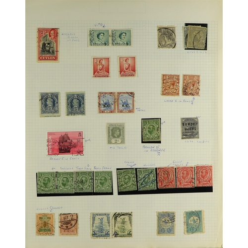 34 - COLLECTIONS & ACCUMULATIONS FASCINATING PHILATELIC A-Z COLLECTION written up in two albums, with wor... 