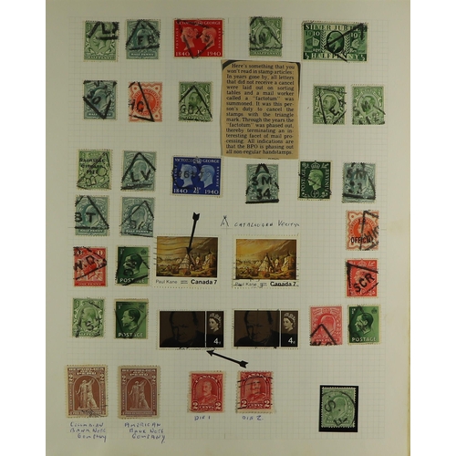 34 - COLLECTIONS & ACCUMULATIONS FASCINATING PHILATELIC A-Z COLLECTION written up in two albums, with wor... 