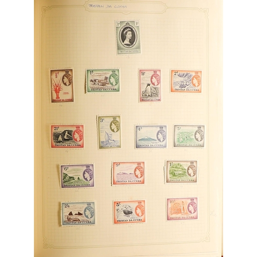 36 - COLLECTIONS & ACCUMULATIONS BRITISH EMPIRE an old time collection in seven spring back albums, with ... 