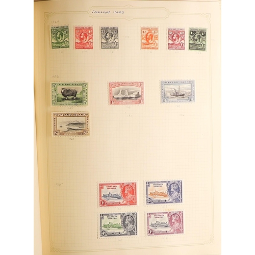 36 - COLLECTIONS & ACCUMULATIONS BRITISH EMPIRE an old time collection in seven spring back albums, with ... 