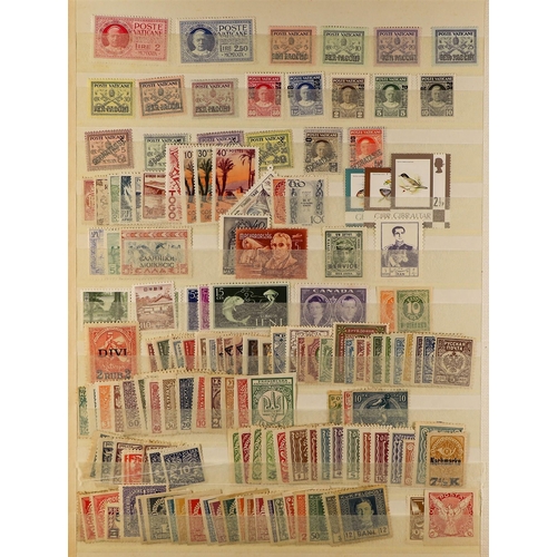 39 - COLLECTIONS & ACCUMULATIONS MINT & NHM WORLD RANGES Late 19th Century to 1970's in a stockbook, some... 