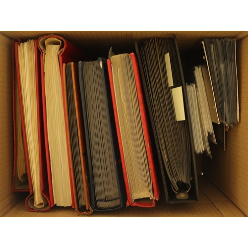 44 - COLLECTIONS & ACCUMULATIONS WORLD IN 3 BOXES with various albums and stockbooks incl. USA, some Comm... 