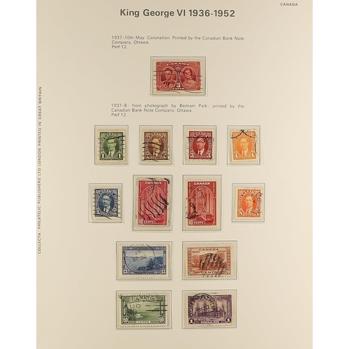 46 - COLLECTIONS & ACCUMULATIONS COMMONWEALTH S.G. printed albums for Australia (4), Canada (4), New Zeal... 