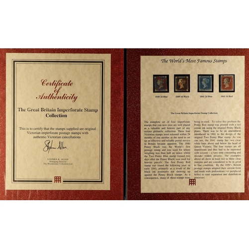 504 - GREAT BRITAIN 1840 - 2002 WESTMINSTER COLLECTION housed in custom folders with COA. Includes the imp... 