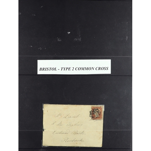 623 - GB.QUEEN VICTORIA MALTESE CROSS CANCELLATIONS EX. THE ROCKOFF COLLECTION a range of wrappers and cov... 