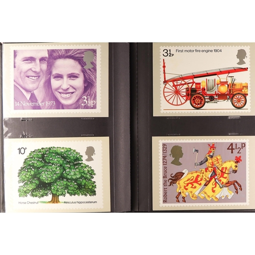 659 - GB.GEORGE VI PHQ CARD COLLECTION WITH BETTER in albums. Includes the 1974 Horse Chestnut, 1974 Fire ... 