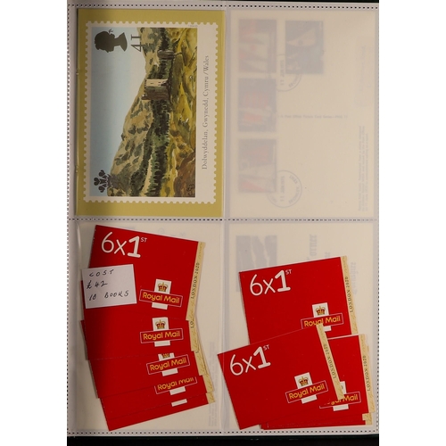 692 - GB.ELIZABETH II BOOKLET AND MACHIN COLLECTION. The booklet collection is from QEII pre-decimal to 20... 