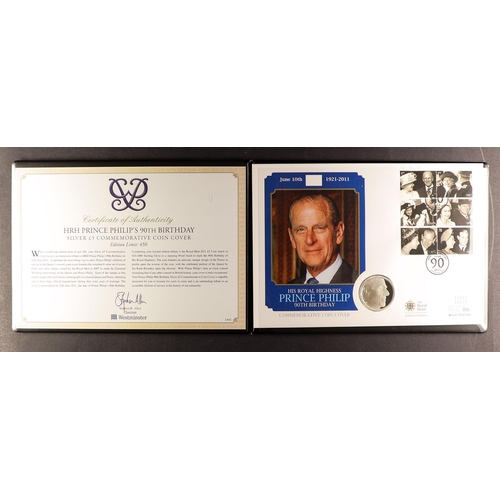 7 - COIN COVER COLLECTION - WESTMINSTER housed in presentation boxes and folders. Includes 2x 2007 indiv... 