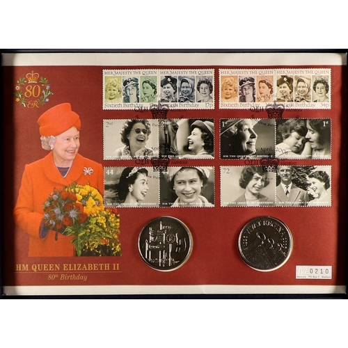 7 - COIN COVER COLLECTION - WESTMINSTER housed in presentation boxes and folders. Includes 2x 2007 indiv... 