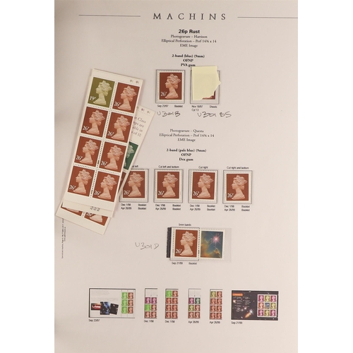 702 - GB.ELIZABETH II HIGHLY SPECIALISED MACHIN COLLECTION 1967- 2017. A wonderful opportunity to obtain a... 